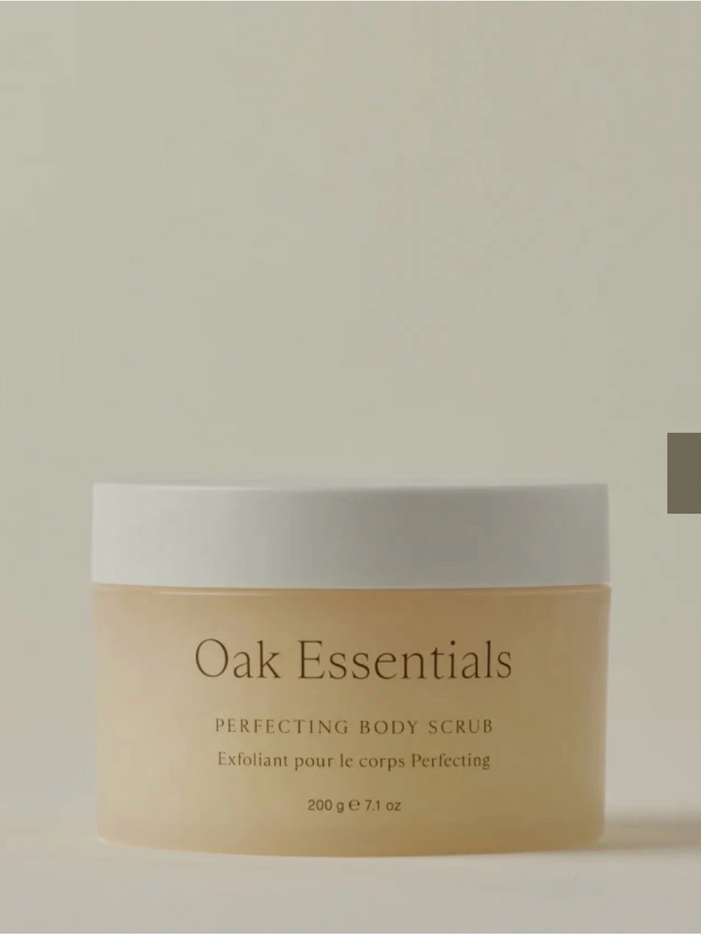 Oak Essentials Perfecting Body Scrub 7.1 oz /200g NIB/Sealed Lux Body Exfoliator